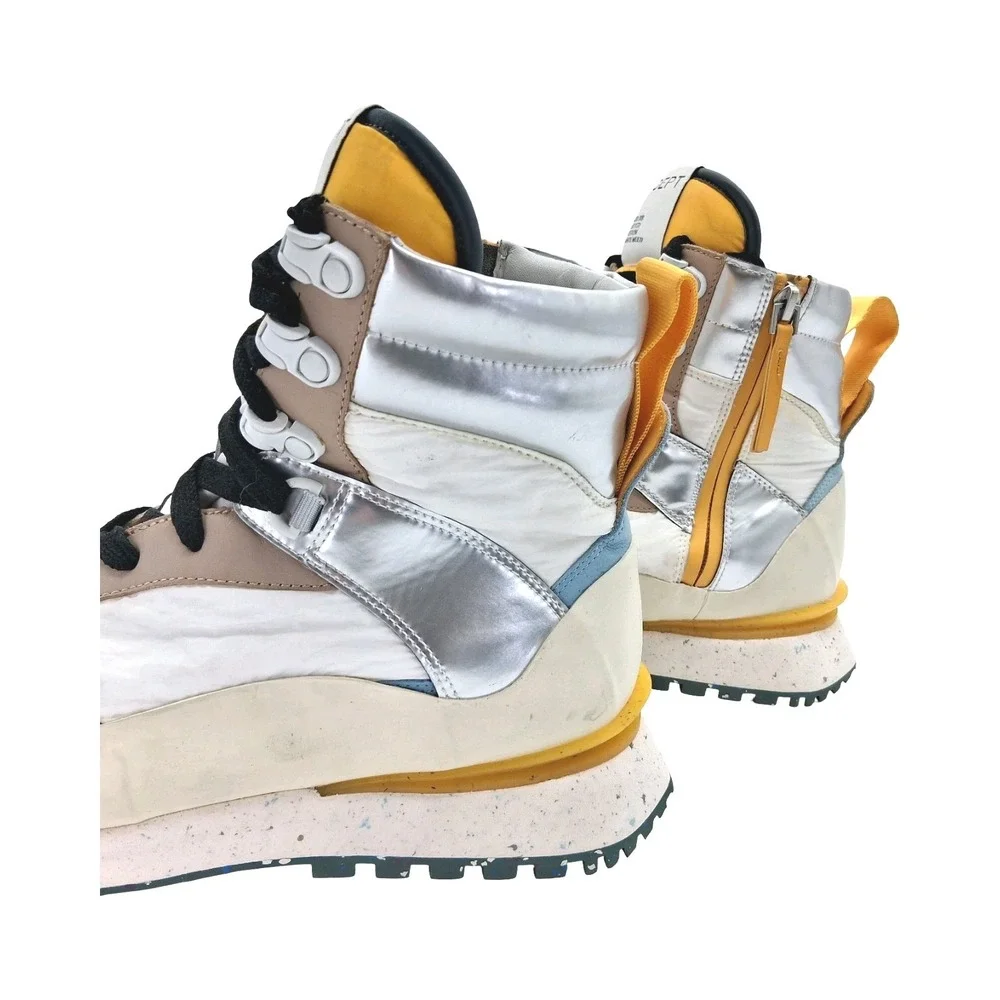 Oncept Rooftop Boots Womens Size 10 White Multi High Top Platform Shoes